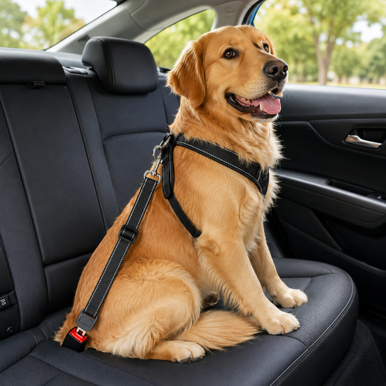 Cinto de Segurança Ajustável para Pets