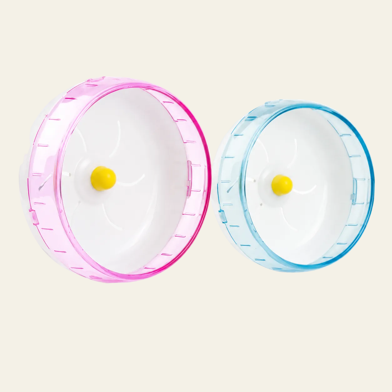 Roda Silenciosa Transparente para Hamsters