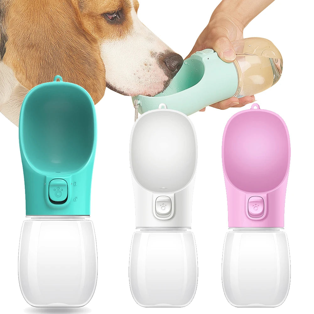 Garrafa Portátil para Pets com Bebedouro Integrado