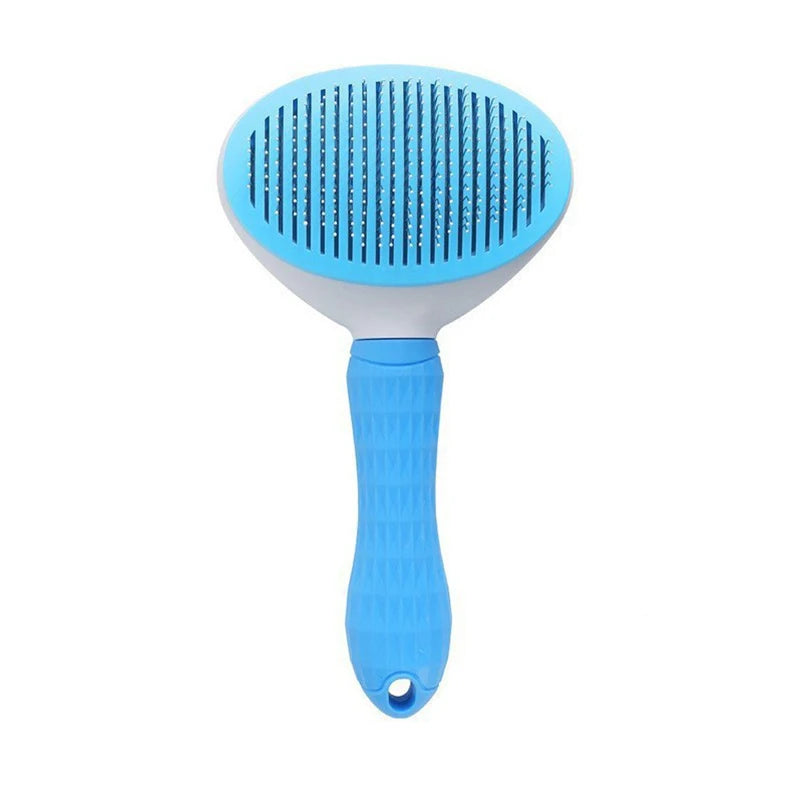 Escova Autolimpante para Cães e Gatos – Remove Pelos com Um Clique