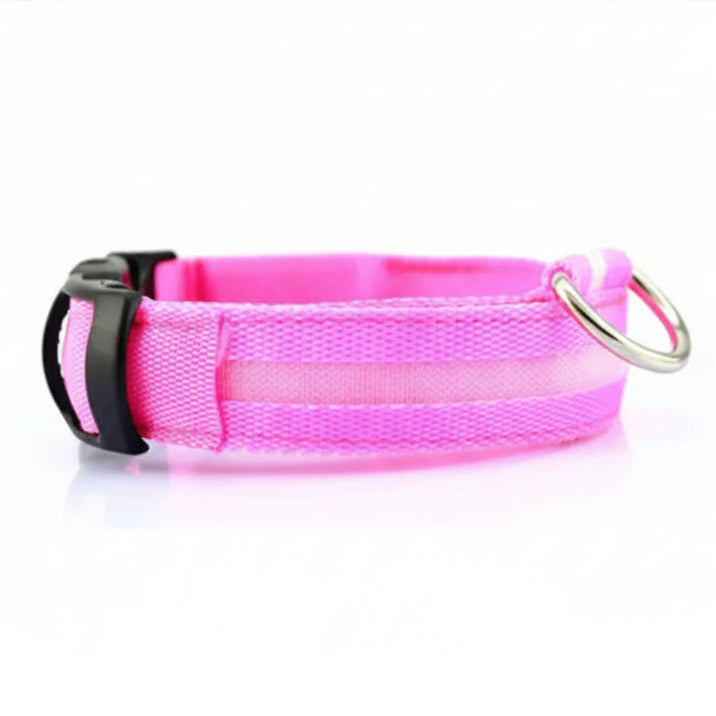 Coleira LED Recarregável USB para Pets