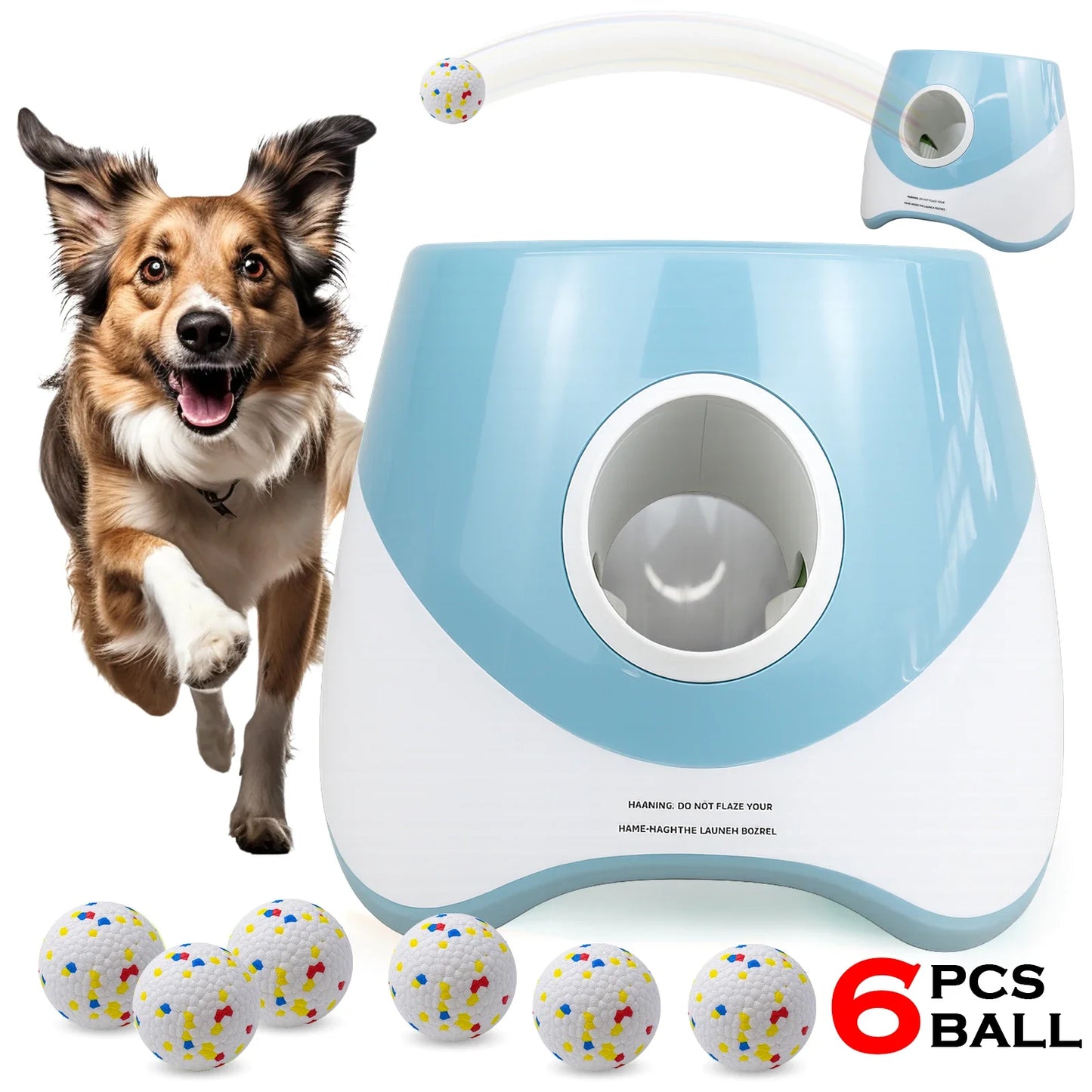 Lançador Automático de Bolinhas para Cães