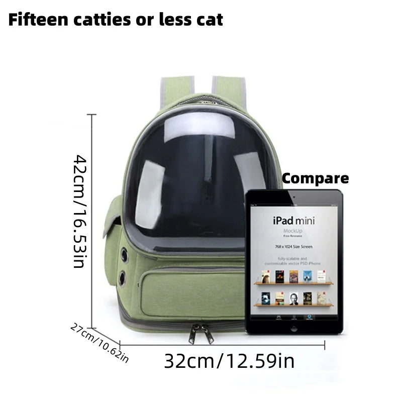 Mochila de Viagem para Gatos e Cães Pequenos