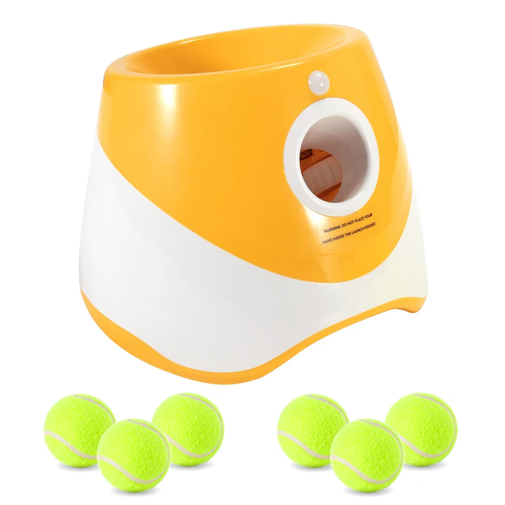 Lançador Automático de Bolinhas para Cães