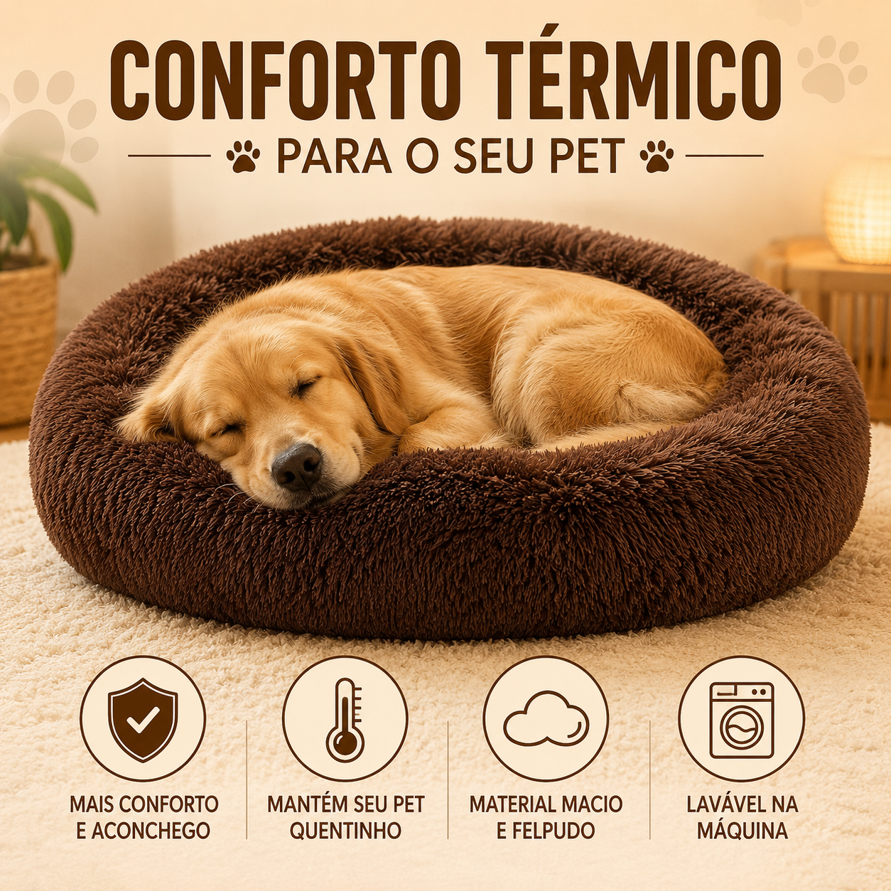 Manta Térmica Autoaquecível para Cães e Gatos